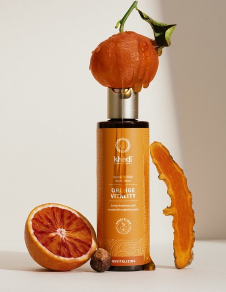 Sampon ayurvedic revitalizant Orange Vitality, 200ml - Khadi