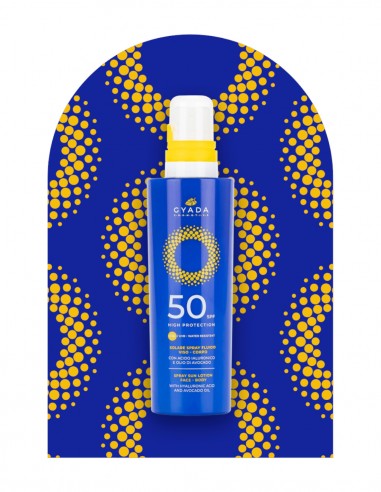 Crema SPF 50 spray, fata si corp, cu acid hialuronic, 200ml - Gyada Cosmetics