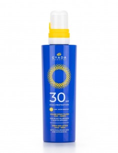 Crema SPF 30 spray, fata si corp, cu acid hialuronic, 200ml - Gyada Cosmetics