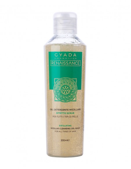 Gel curatare fata exfoliant, toate tipurile de piele, 200ml - Gyada Cosmetics