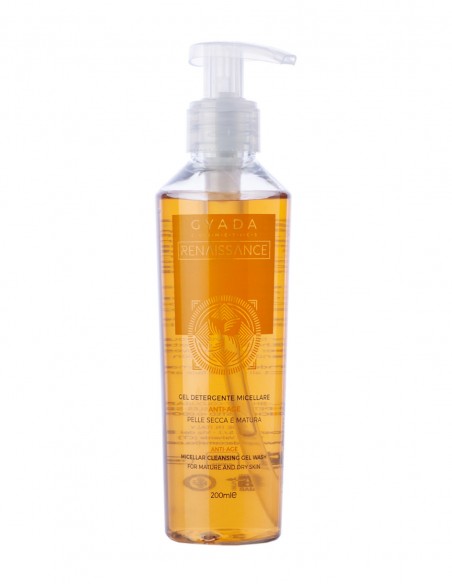 Gel curatare fata antirid pentru pielea uscata, matura, 200ml - Gyada Cosmetics