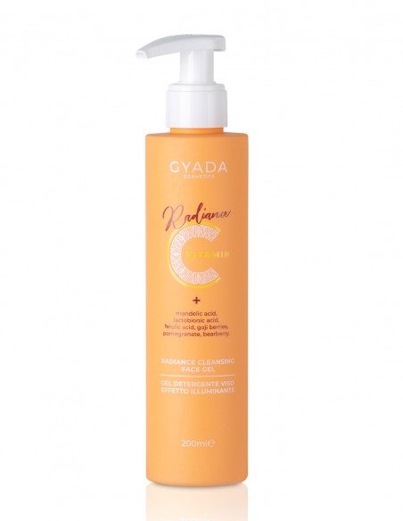 Gel curatare fata cu vitamina C, 200ml - Radiance Gyada Cosmetics