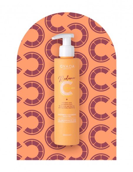 Gel curatare fata cu vitamina C, 200ml - Radiance Gyada Cosmetics