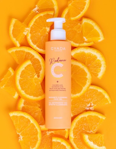 Gel curatare fata cu vitamina C, 200ml - Radiance Gyada Cosmetics
