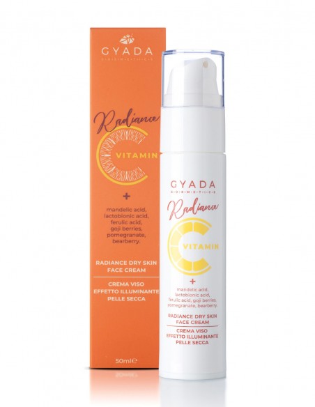 Crema de fata cu vitamina C pentru pielea uscata, 50ml - Radiance Gyada Cosmetics
