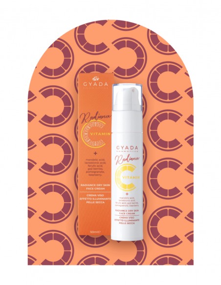 Crema de fata cu vitamina C pentru pielea uscata, 50ml - Radiance Gyada Cosmetics