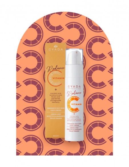 Crema de fata cu vitamina C pentru pielea grasa, 50ml - Radiance Gyada Cosmetics