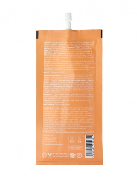 Masca de fata cu vitamina C, 25ml - Radiance Gyada Cosmetics