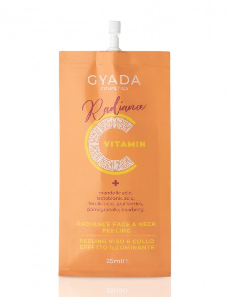Peeling fata si gat cu vitamina C, 25ml - Radiance Gyada Cosmetics