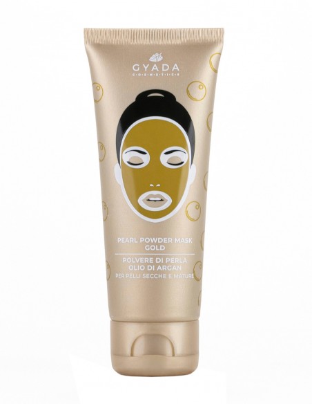 Masca de fata galbena cu pudra de perle, 75ml - Gyada Cosmetics