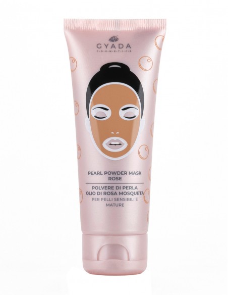 Masca de fata roz cu pudra de perle, 75ml - Gyada Cosmetics