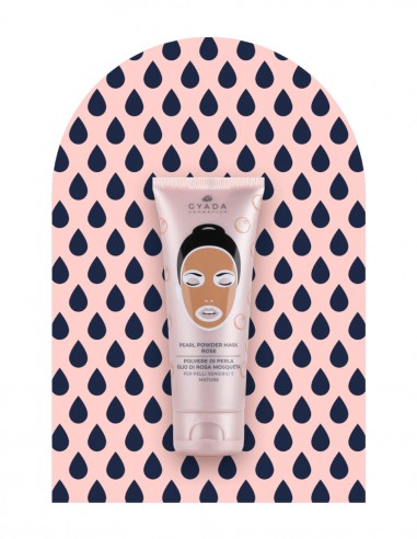 Masca de fata roz cu pudra de perle, 75ml - Gyada Cosmetics