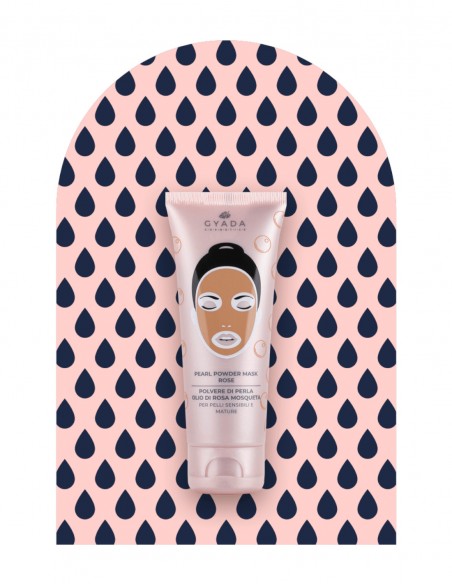 Masca de fata roz cu pudra de perle, 75ml - Gyada Cosmetics