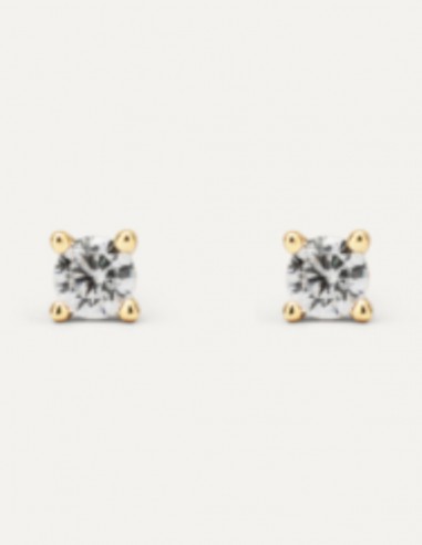 Cercei aurii hipoalergenici Simonetta - Verame