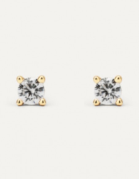 Cercei aurii hipoalergenici Simonetta - Verame