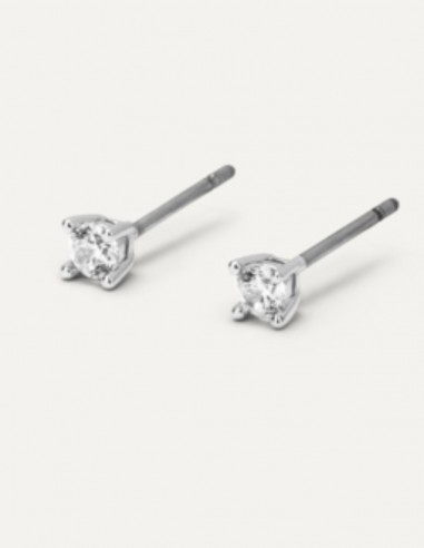 Cercei argintii hipoalergenici Simonetta - Verame