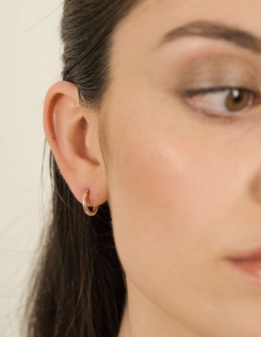 Cercei aurii hipoalergenici Nina - Verame