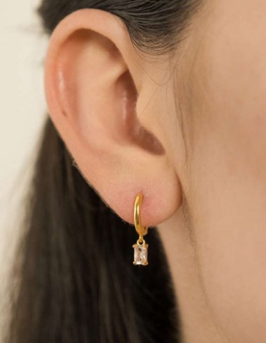 Cercei aurii hipoalergenici Noemi - Verame