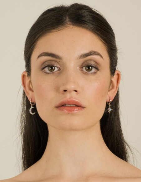 Cercei argintii hipoalergenici Ilaria - Verame