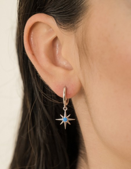 Cercei argintii hipoalergenici Ilaria - Verame