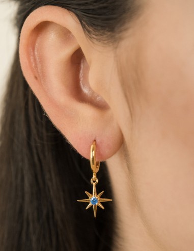 Cercei aurii hipoalergenici Ilaria - Verame -