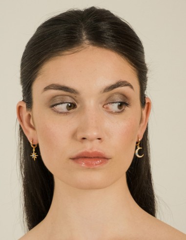 Cercei aurii hipoalergenici Ilaria - Verame -