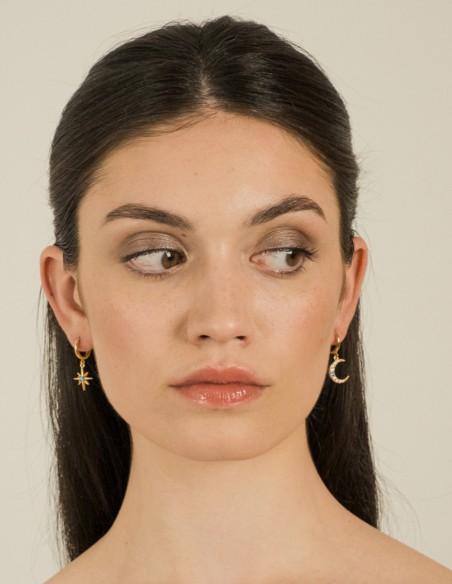 Cercei aurii hipoalergenici Ilaria - Verame -