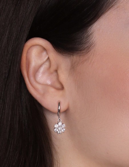 Cercei argintii hipoalergenici Vittoria - Verame