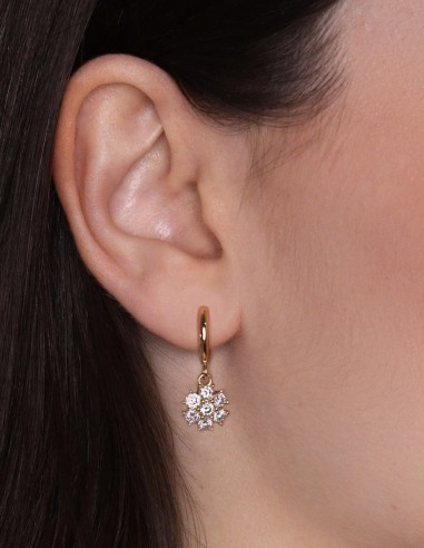 Cercei aurii hipoalergenici Vittoria - Verame