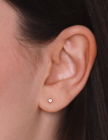 Cercei aurii hipoalergenici Sara - Verame