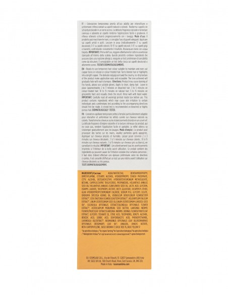 Masca nuantatoare cupru Lucens Umbria 150ml