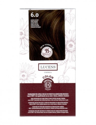 Vopsea de par fara amoniac Blond Inchis 6.0 Lucens Umbria