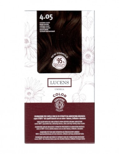 Vopsea de par fara amoniac Saten Cald 4.05 Lucens Umbria