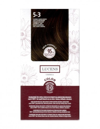 Vopsea fara amoniac Saten Deschis Auriu 5.3 Lucens Umbria