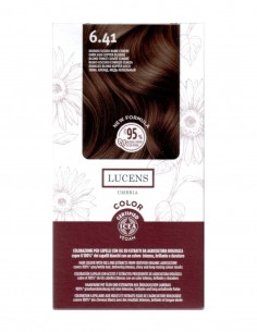 Vopsea fara amoniac Blond Inchis Cenusiu Aramiu 6.41 Lucens Umbria