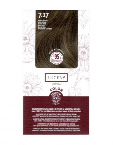 Vopsea de par fara amoniac Blond Rece 7.17 Lucens Umbria