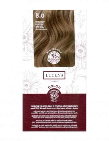 Vopsea fara amoniac Blond Deschis 8.0 Lucens Umbria