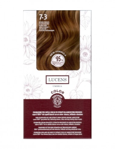 Vopsea fara amoniac Blond Auriu 7.3 Lucens Umbria