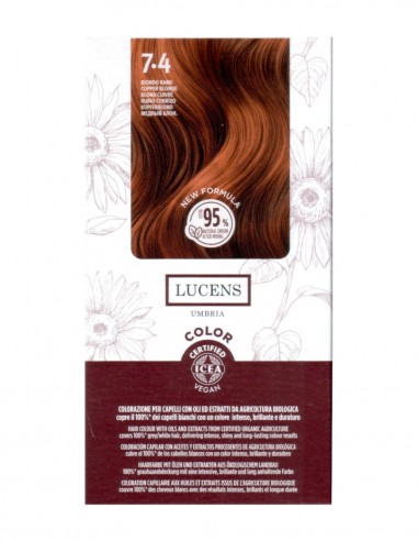 Vopsea fara amoniac Blond Aramiu 7.4 Lucens Umbria