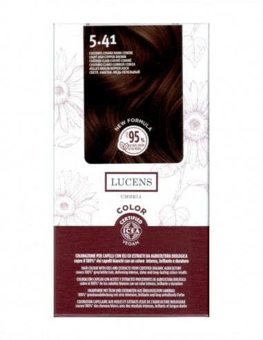 Vopsea fara amoniac Saten Deschis Cenusiu Aramiu 5.41 Lucens Umbria