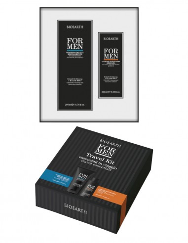 Set cosmetice barbati, ten, corp si par, For Men Bioearth