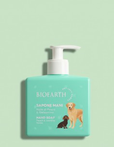 Sapun lichid piersica si iasomie Teo si Nala Pet Love Bioearth, 300ml 2