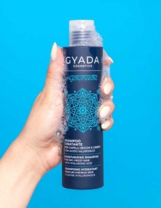 Sampon hidratant cu acid hialuronic, amla si cassia, 200ml – Hyalurvedic Gyada 2