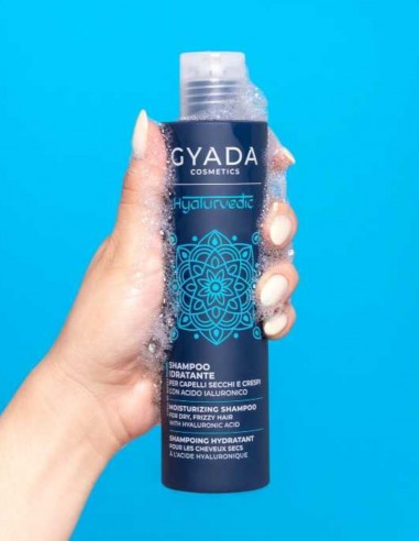 Sampon hidratant cu acid hialuronic, amla si cassia, 200ml – Hyalurvedic Gyada