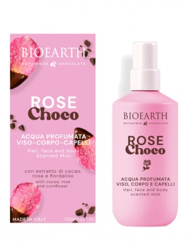 Apa parfumata Rose Choco, ciocolata si trandafir, Bioearth, 100ml