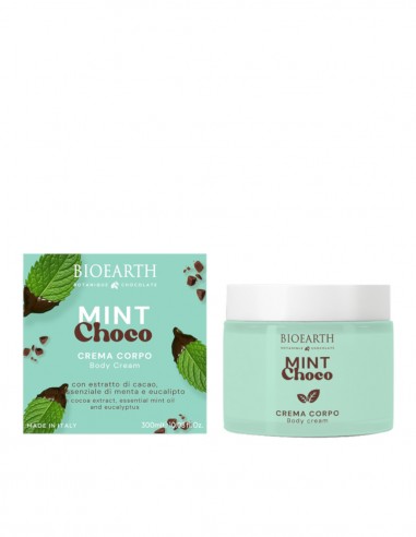 Crema de corp Mint Choco, ciocolata si menta, Bioearth, 300ml