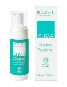 Spuma de curatare ten impur Clear Bioearth, 150ml