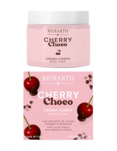 Crema de corp Cherry Choco, ciocolata si cirese, Bioearth, 300ml