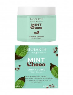 Crema de corp Mint Choco, ciocolata si menta, Bioearth, 300ml