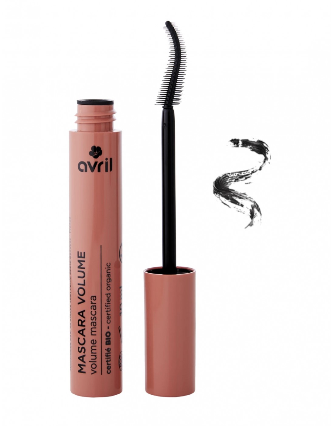 Rimel pentru volum Negru, 10ml -  Avril